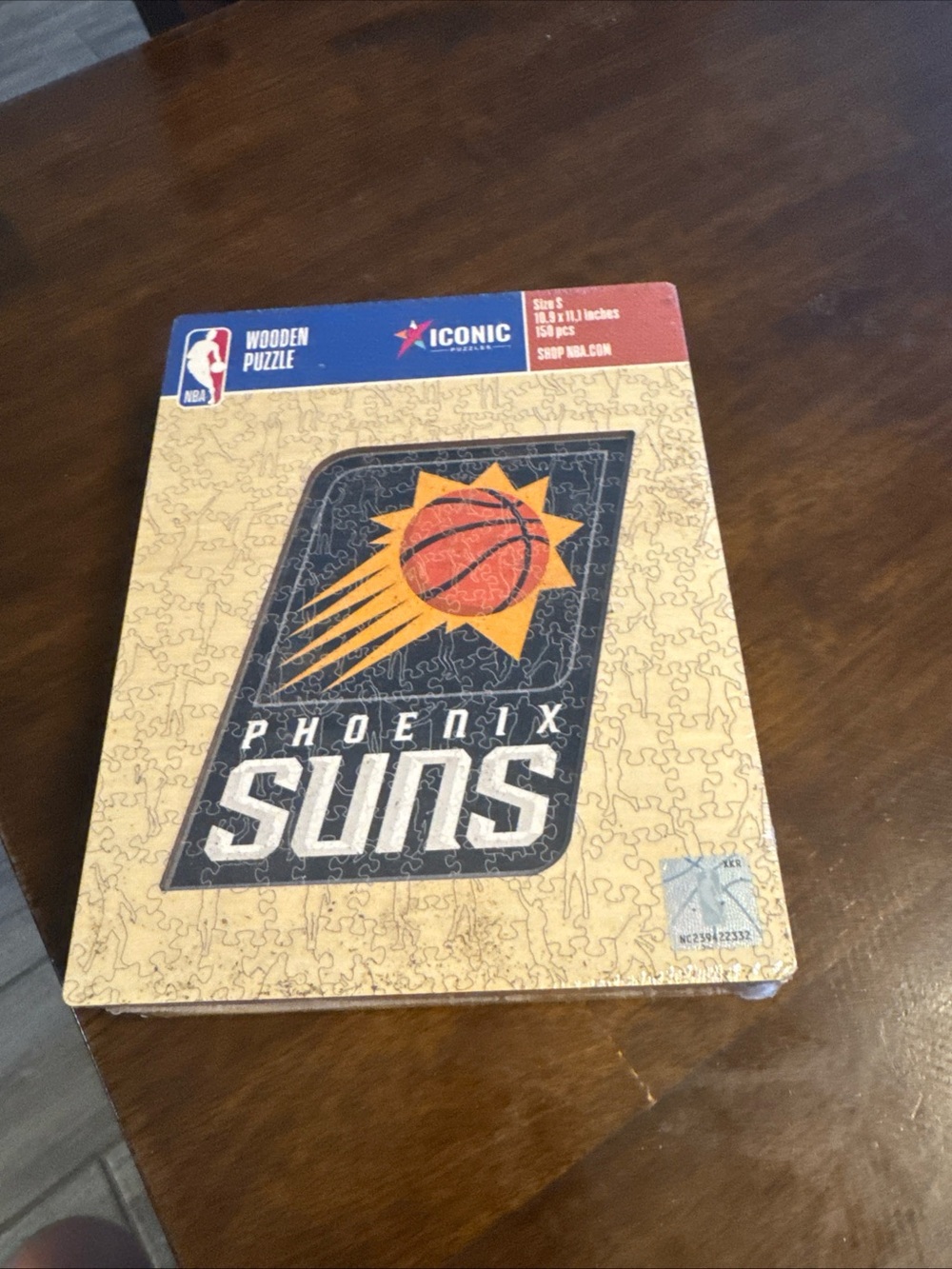 Phoenix Suns Wooden Puzzle - Orange Black